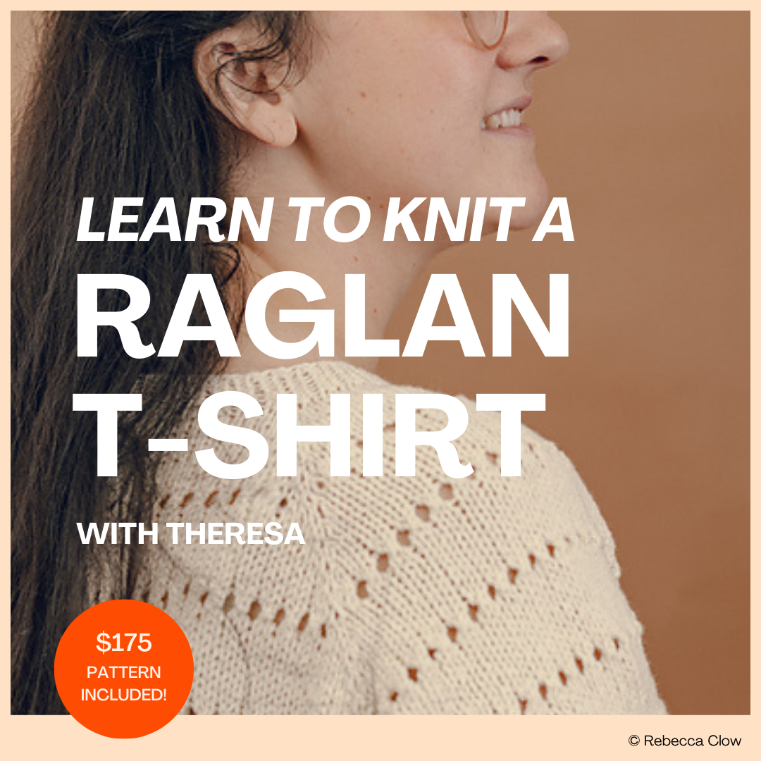 Learn to Knit a Raglan T-Shirt