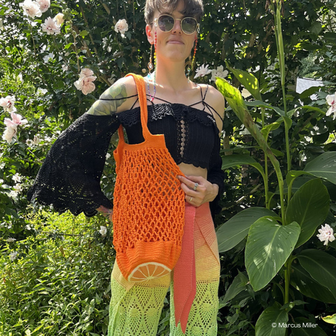 Crochet a Citrus Market Bag