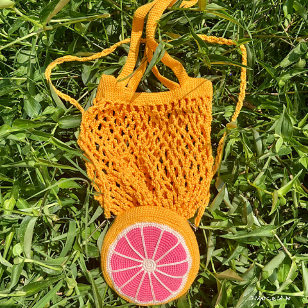 Crochet a Citrus Market Bag