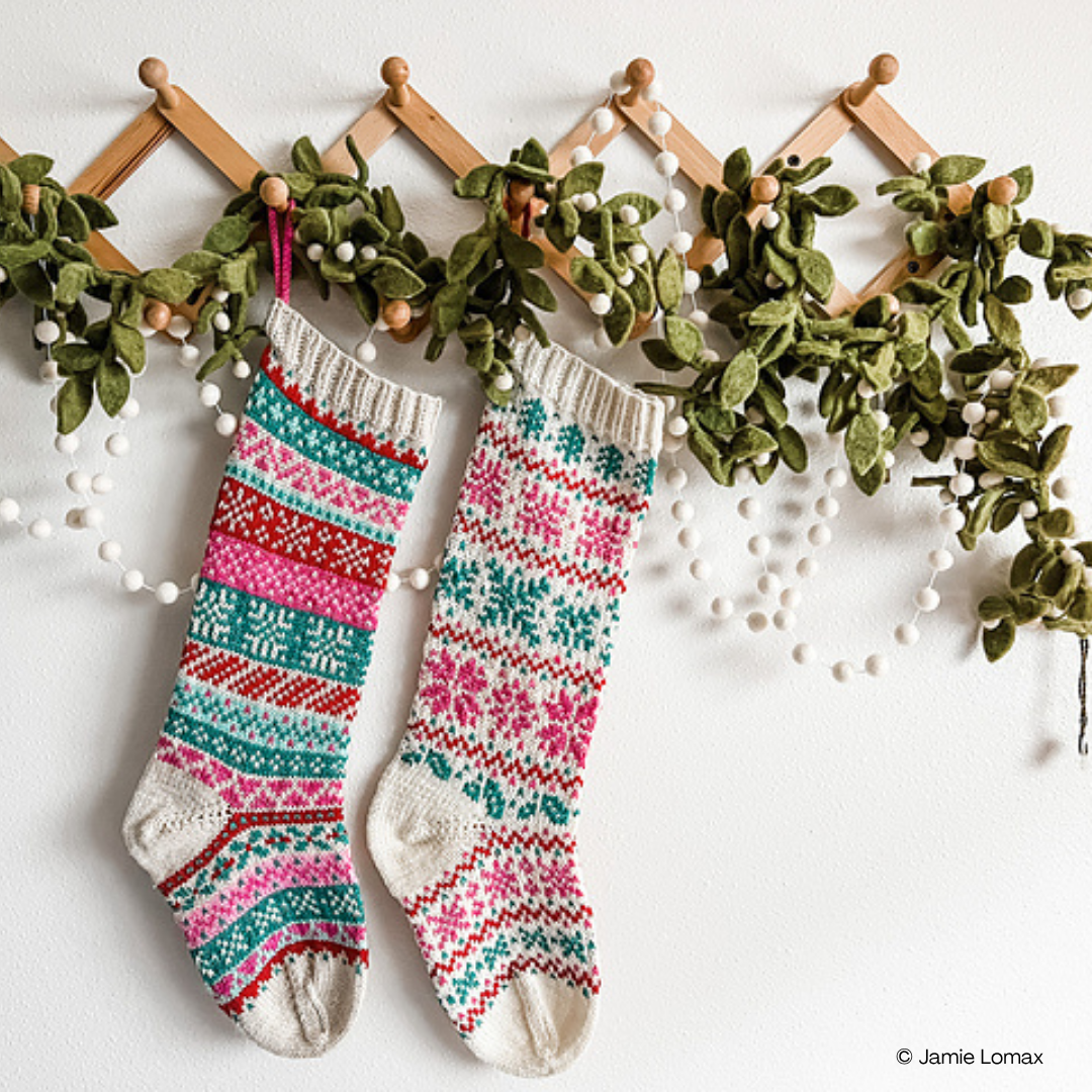 Knit a Colorwork Holiday Stocking