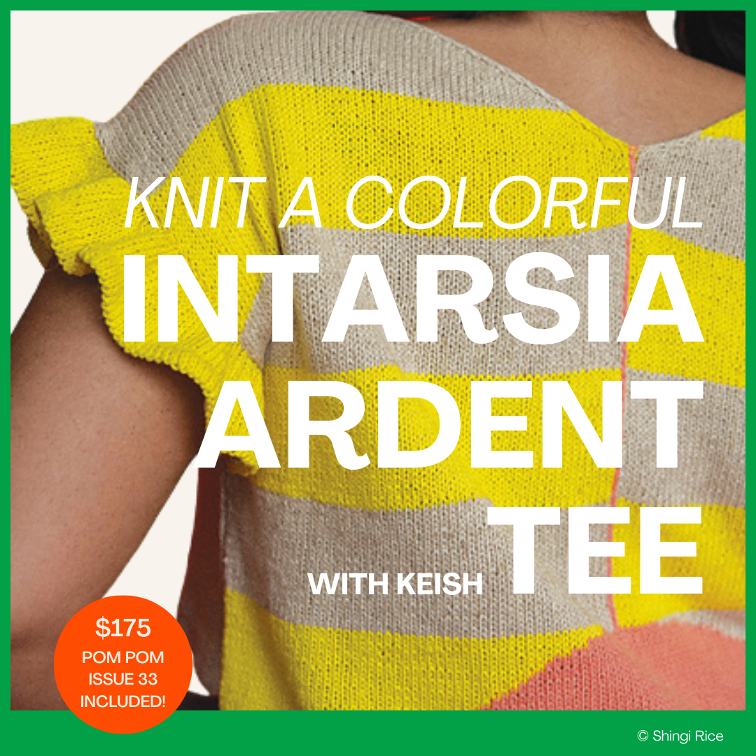 Knit a Colorful Intarsia Tee
