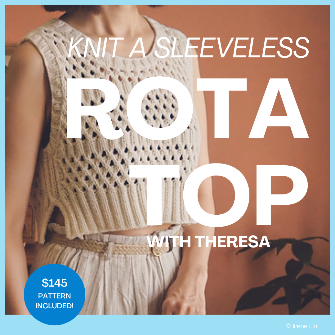 Knit a Sleeveless Rota Top