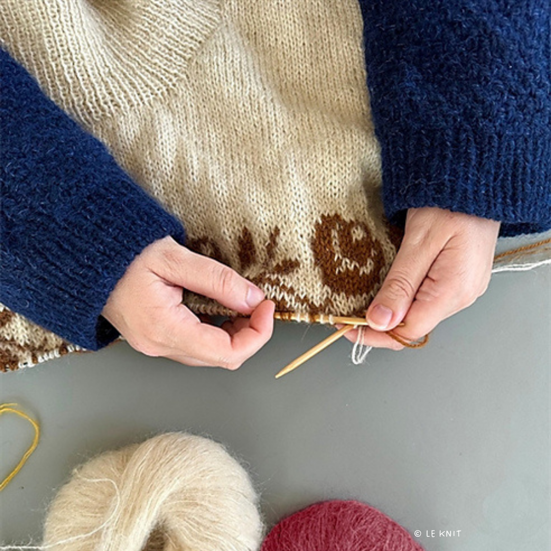 Knit a Colorwork Rosie Sweater