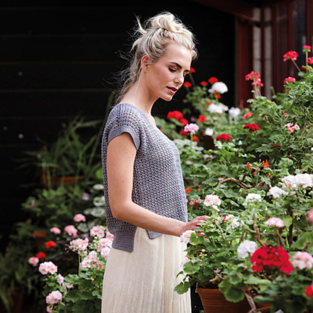 Crochet a Rosenmalva Summer Top