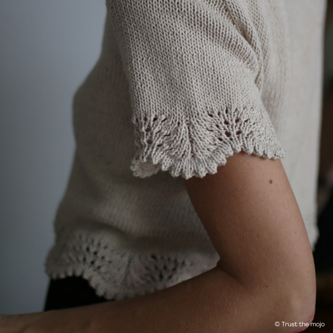 Knit a Lacey Summer Tee