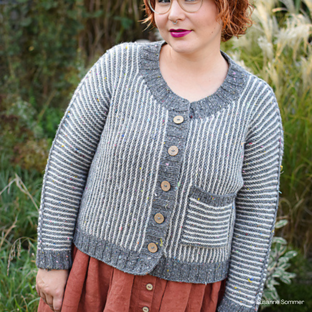 Knit a Customizeable Cardigan