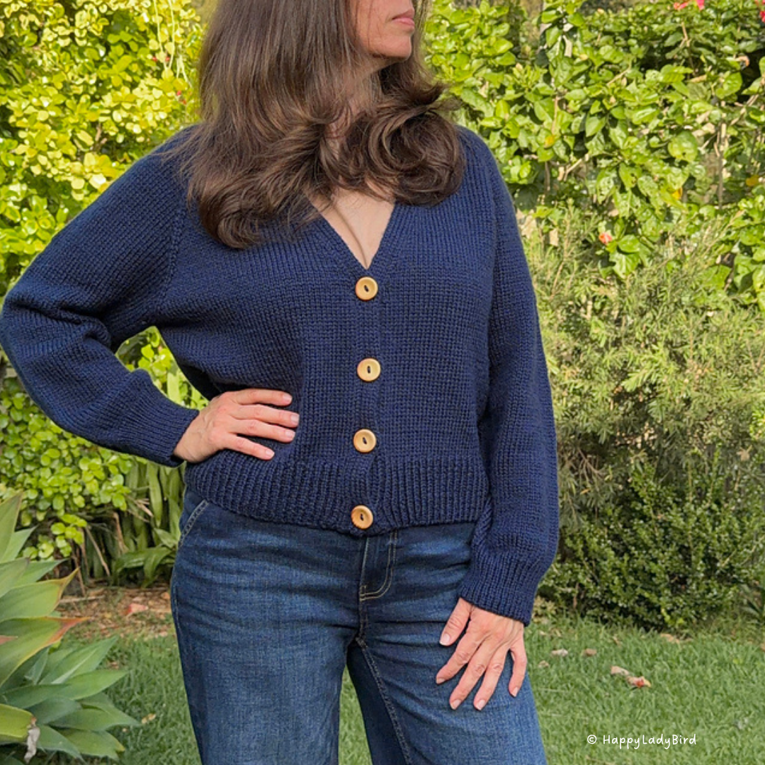 Learn to Knit Your First Cardigan