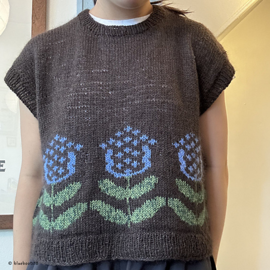 Knit a Colorwork Polina Vest