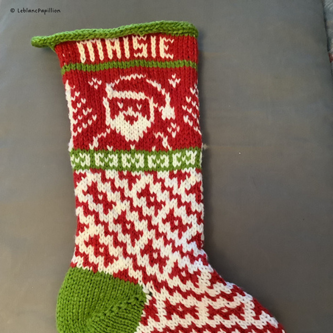 Knit Colorwork Christmas Stockings