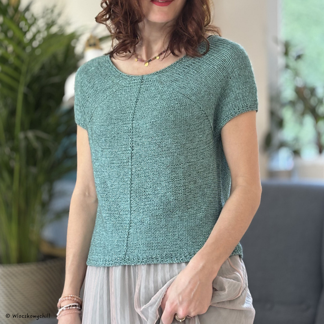 Knit a Reversible Pyramid Cloud Cardigan