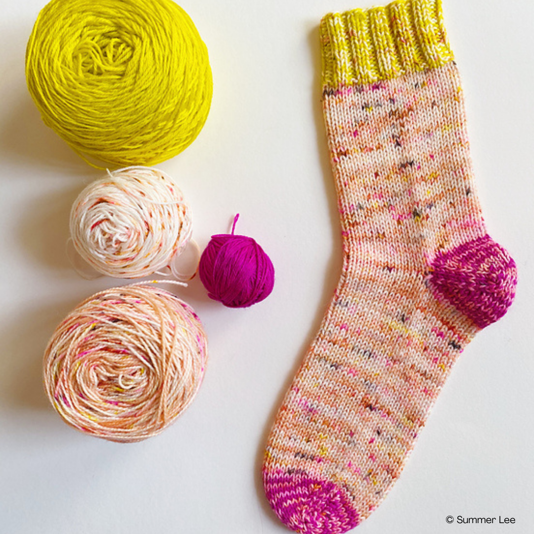 Learn to Knit Socks: Thicksgiving DK Weight Sock