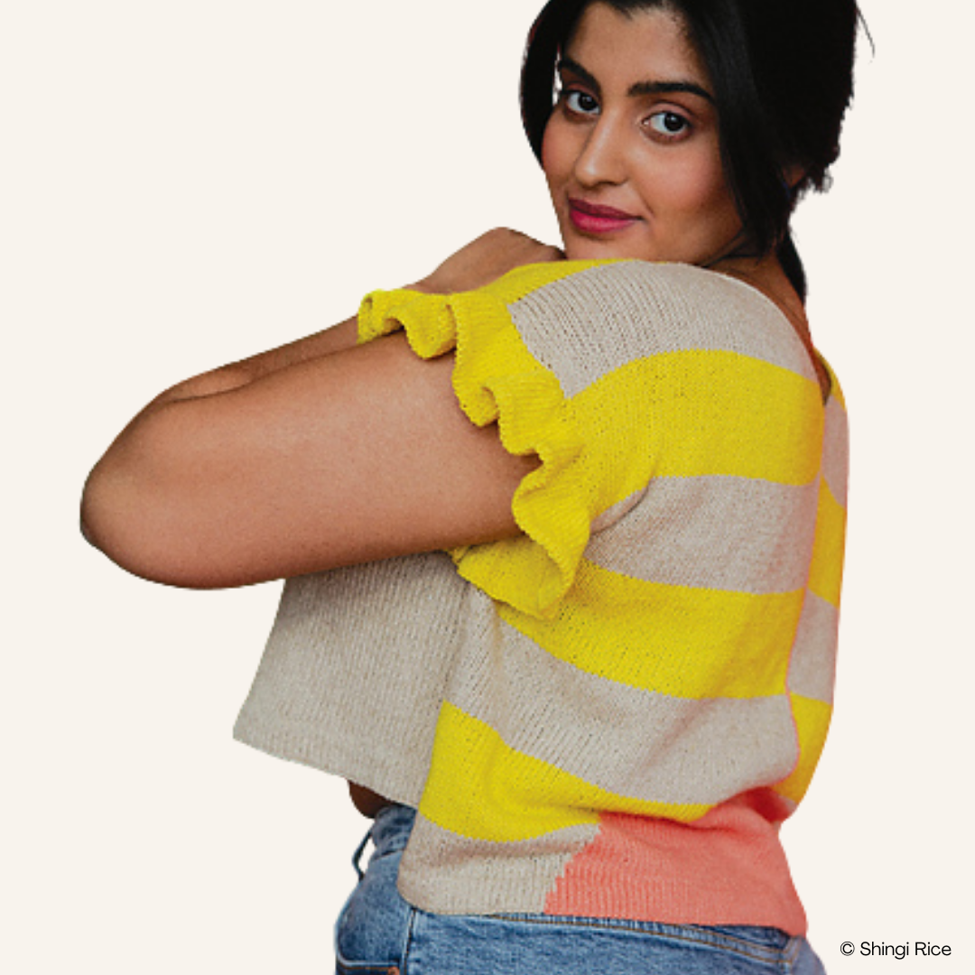 Knit a Colorful Intarsia Tee