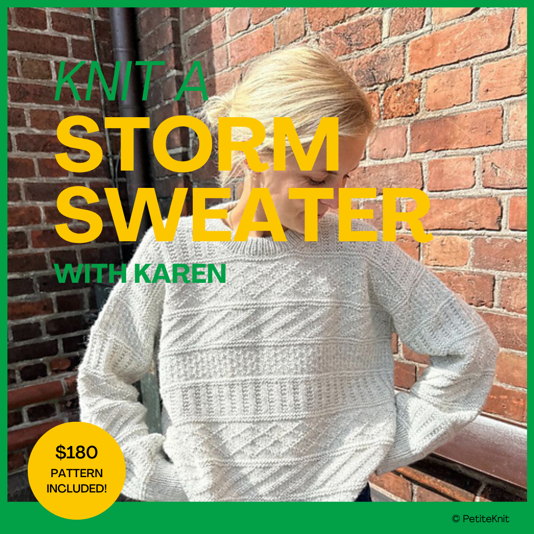 Knit an Classic Textured Sweater
