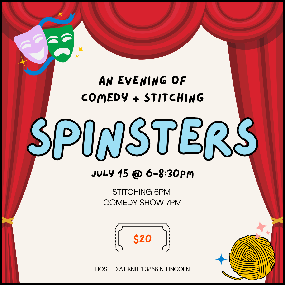 Spinsters Comedy Craft Show