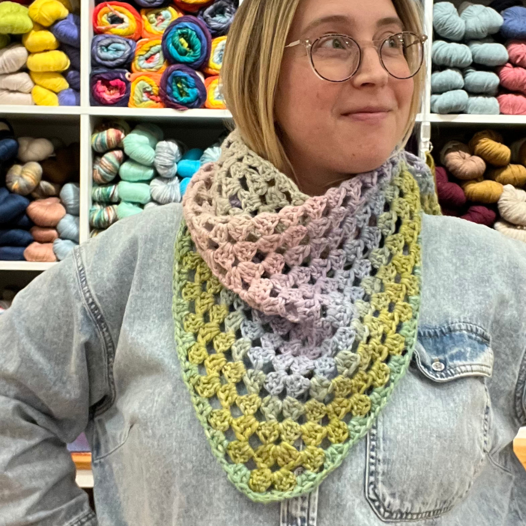 Crochet a Granny Square Shawl