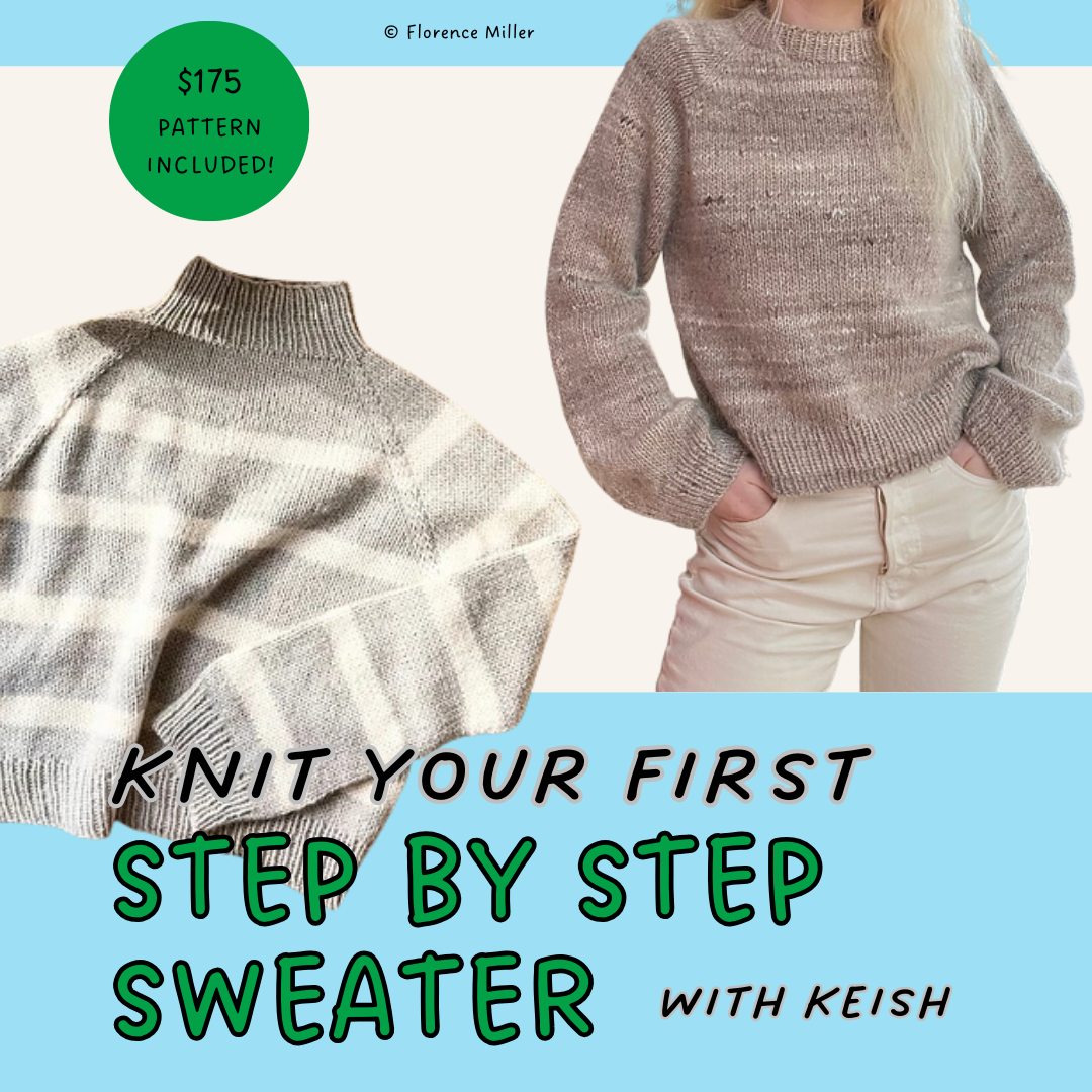 Knit Your First Sweater: Step-by-Step!