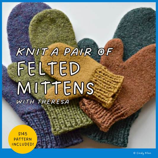 Knit a Pair of Felted Snowball Throwin' Mittens