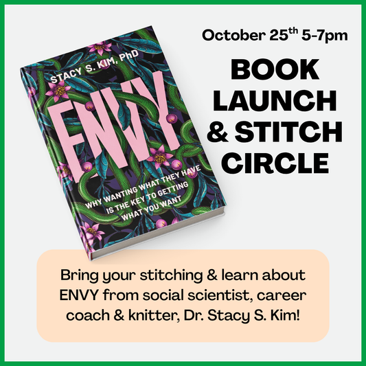 ENVY Book Launch Event & Stitch Circle