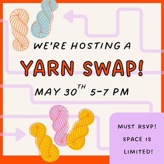 Knit 1 Yarn Swap & Stitch!