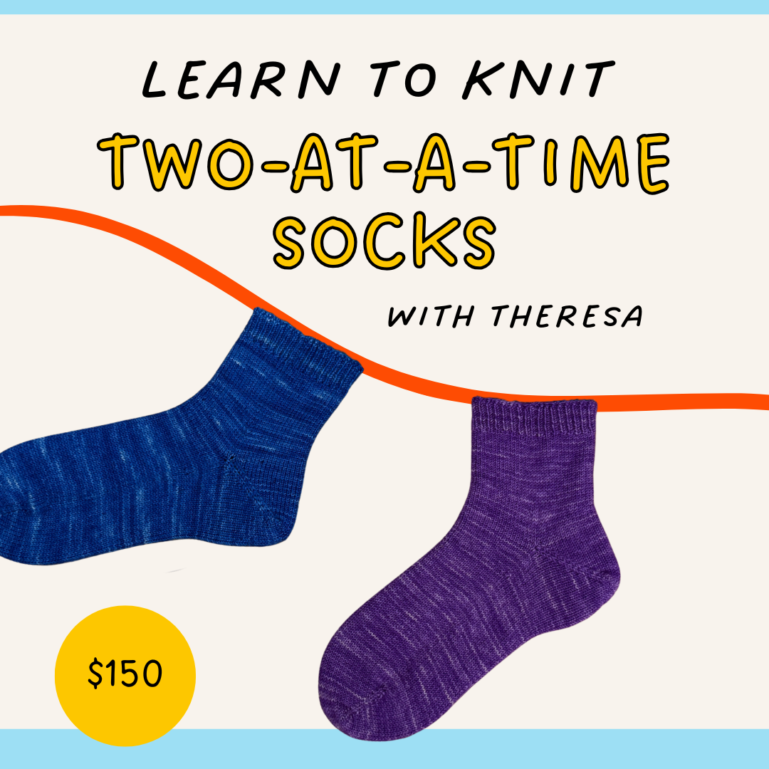 Learn to Knit Two-at-a-Time Socks