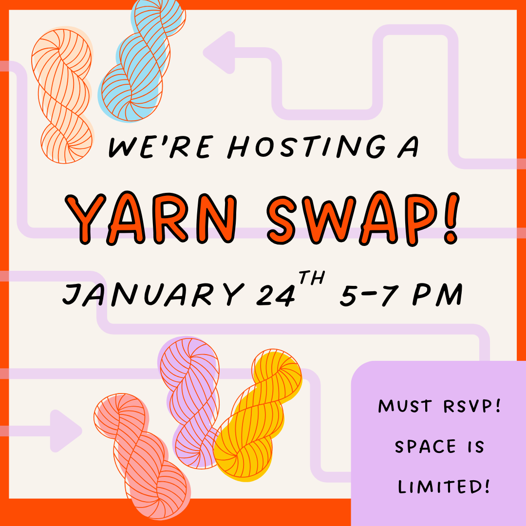 Knit 1 Yarn Swap & Stitch!