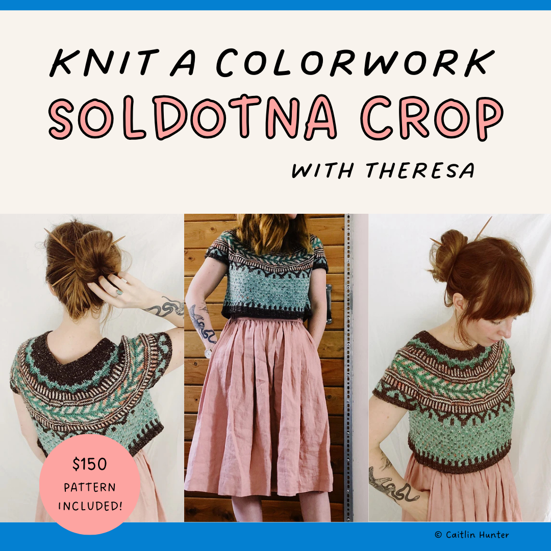 Knit a Colorwork Soldotna Sweater