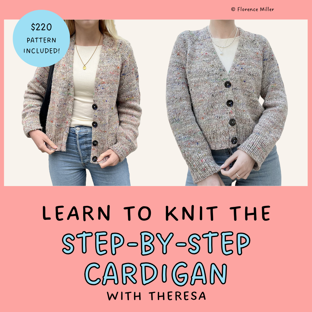 Learn to Knit Your First Cardigan