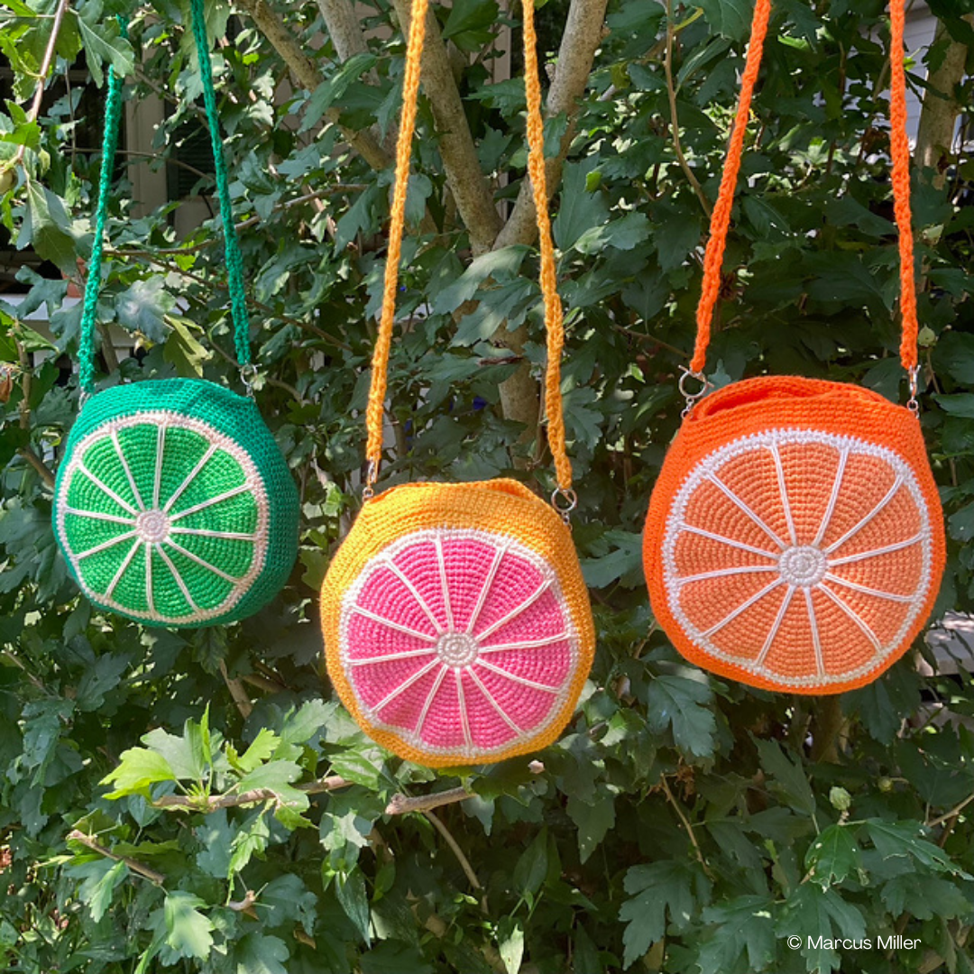 Crochet a Citrus Market Bag