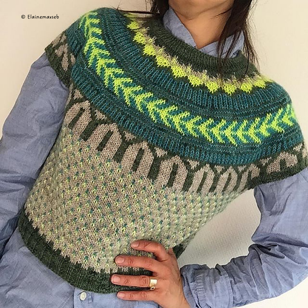 Knit a Colorwork Soldotna Sweater