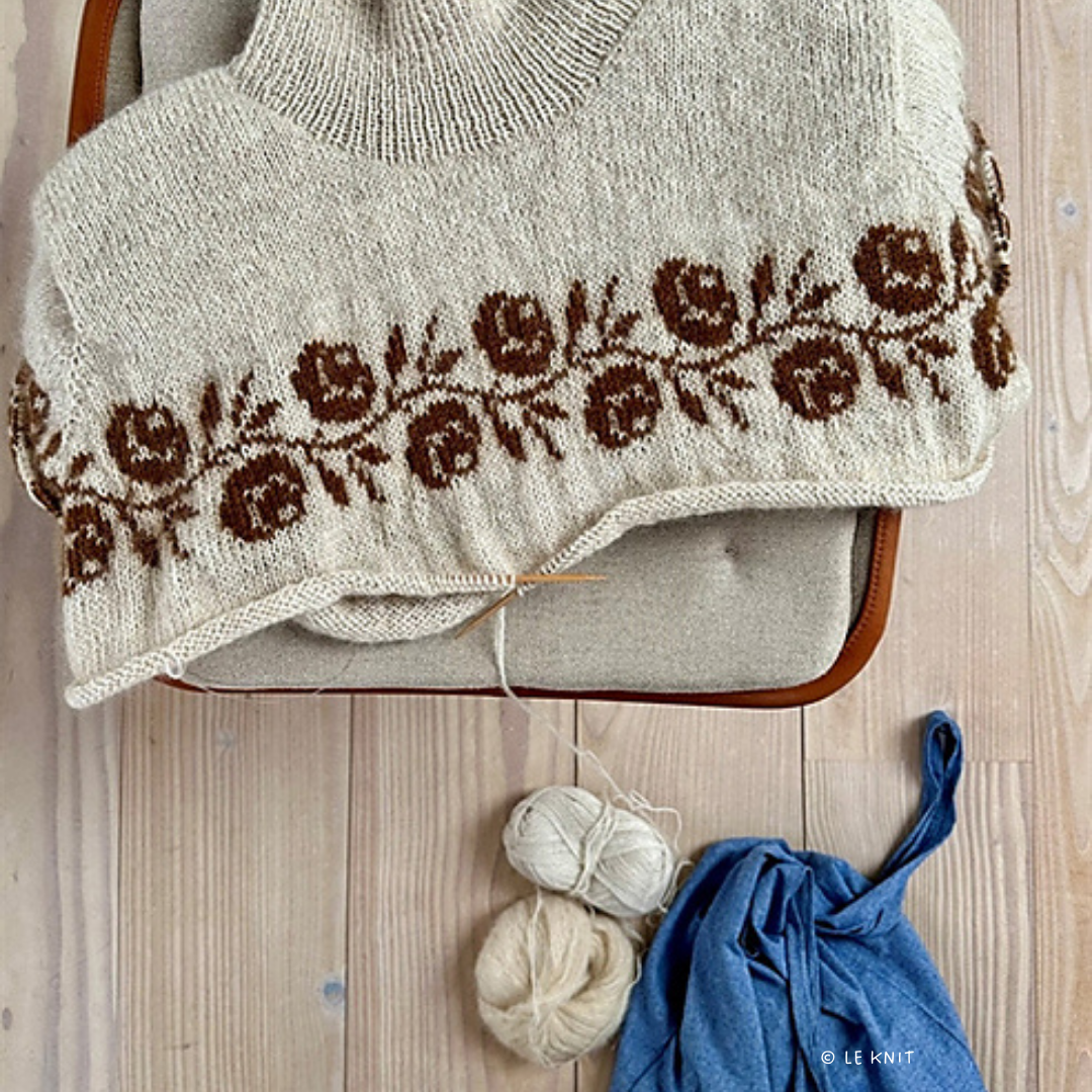 Knit a Colorwork Rosie Sweater