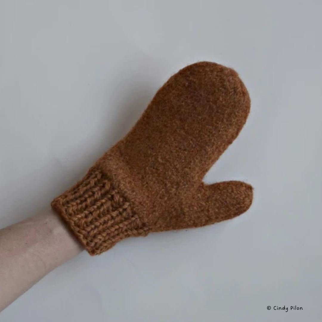 Knit a Pair of Felted Snowball Throwin' Mittens
