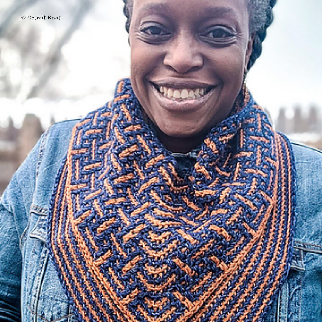 Crochet a Mosaic Hyperfocus Cowl