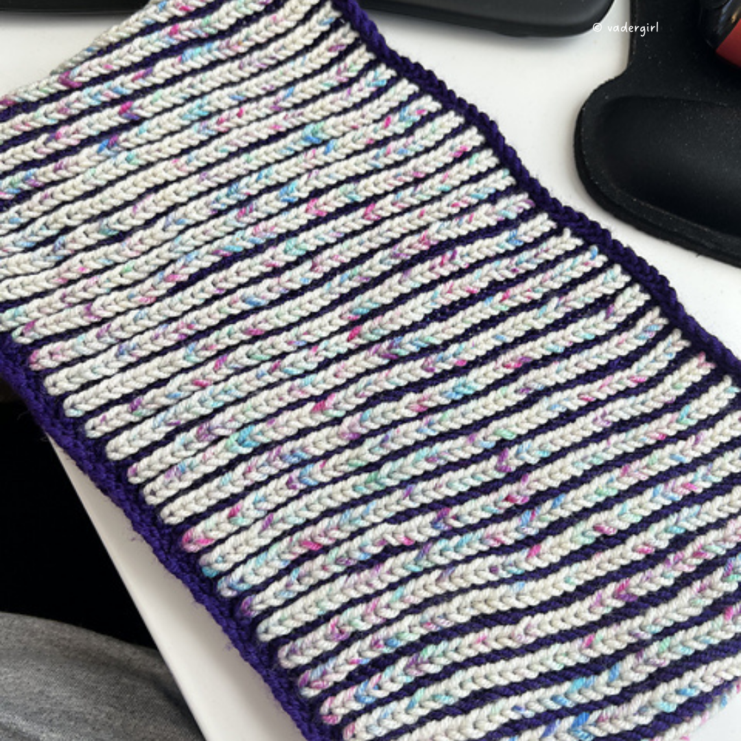 Learn to Knit Two Color Brioche with BriLicious