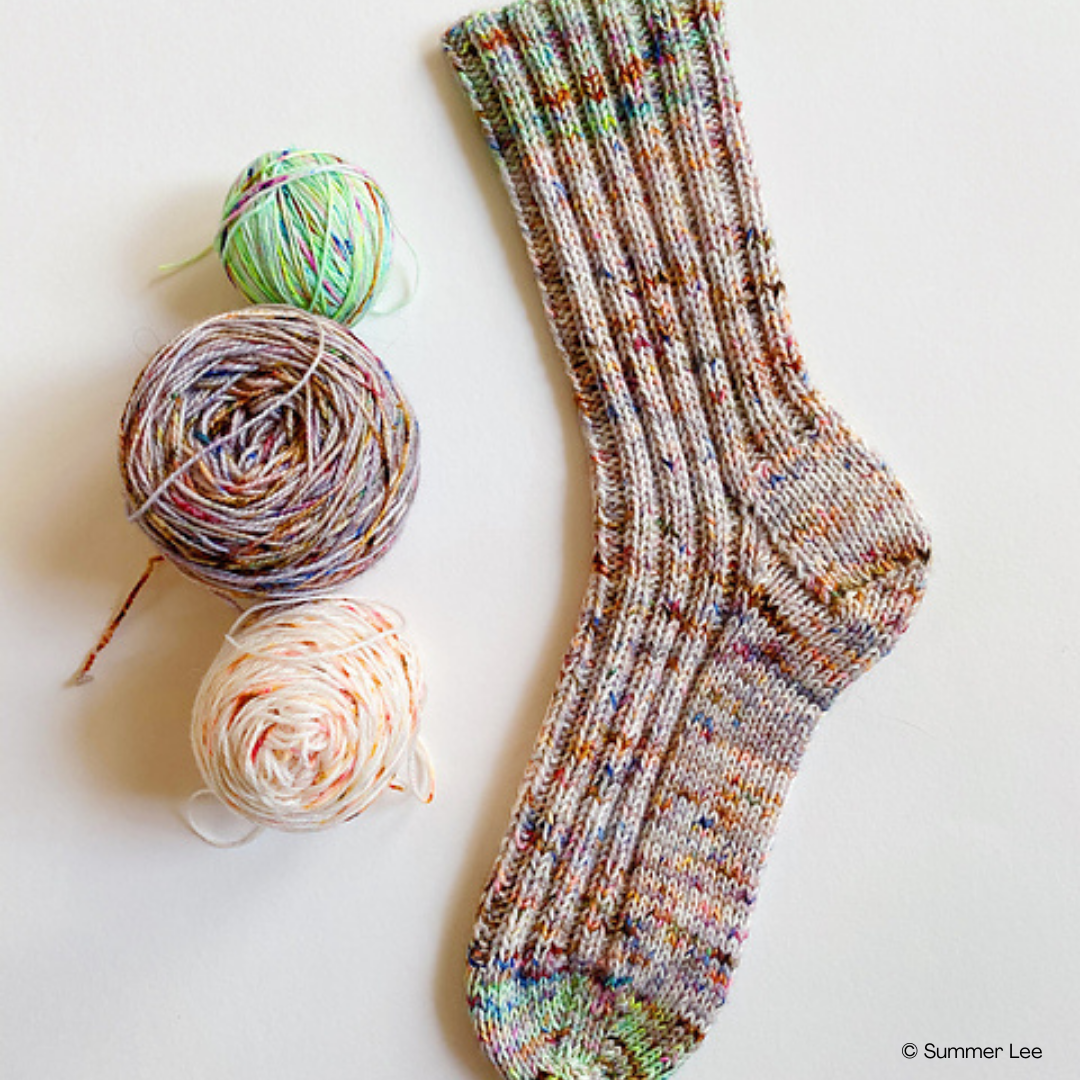 Learn to Knit Socks: Thicksgiving DK Weight Sock