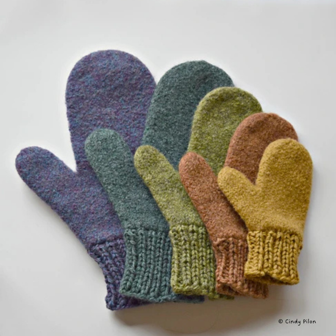 Knit a Pair of Felted Snowball Throwin' Mittens