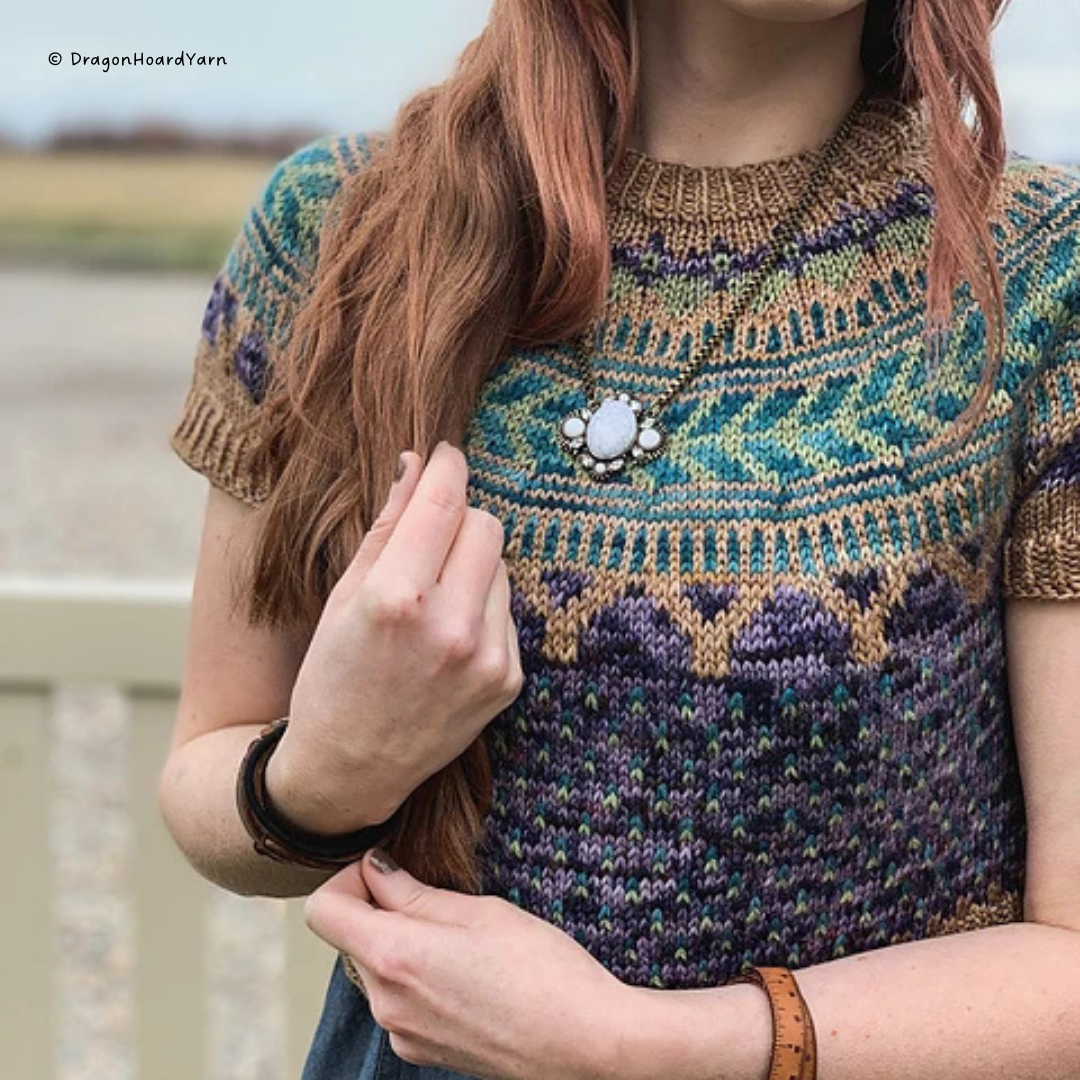 Knit a Colorwork Soldotna Sweater