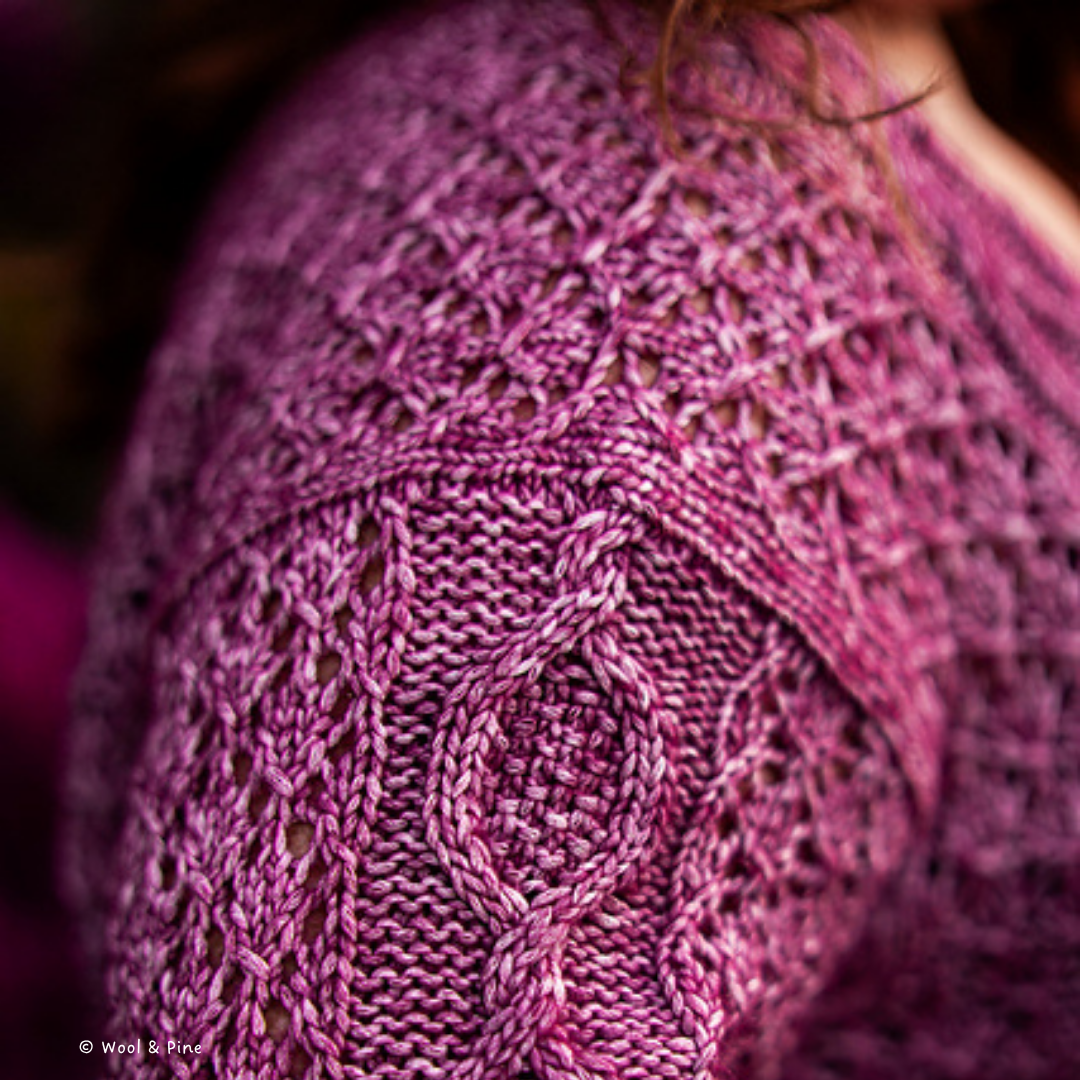 Knit a Cabled Three Season Cardigan