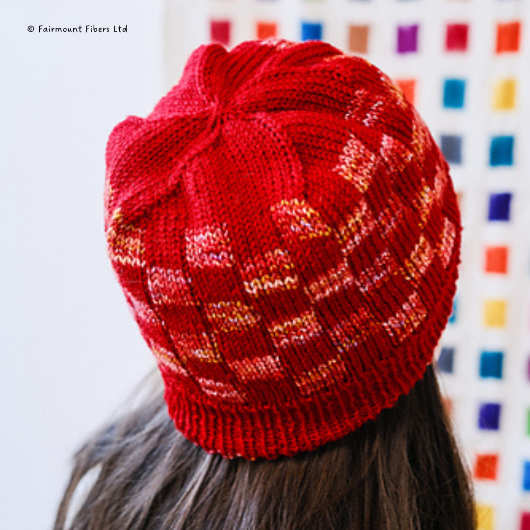 Learn to Double Knit a Red Planet Hat
