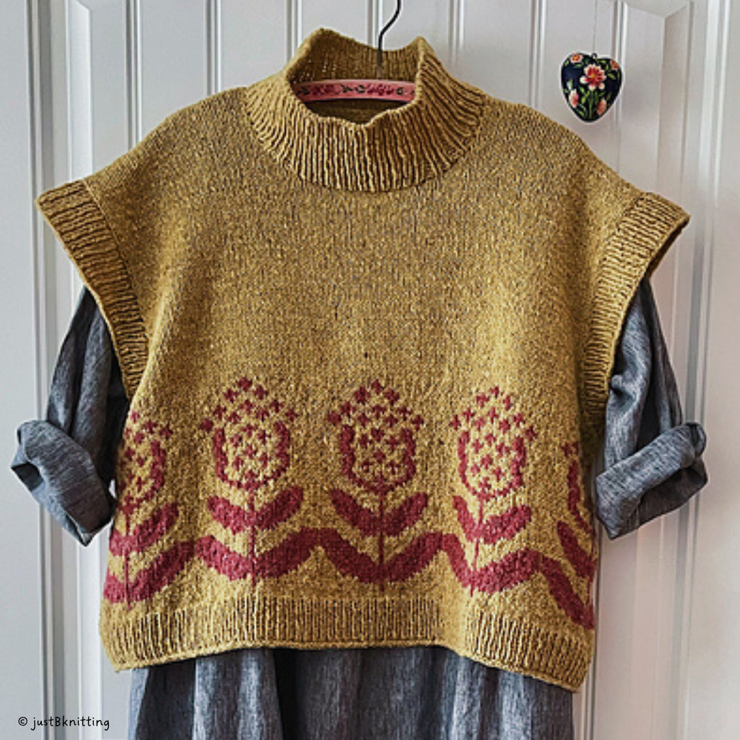 Knit a Colorwork Polina Vest