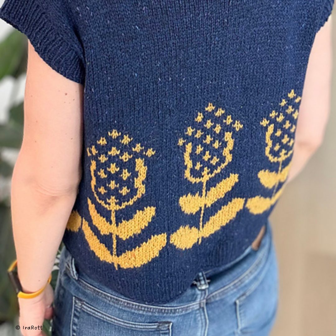 Knit a Colorwork Polina Vest