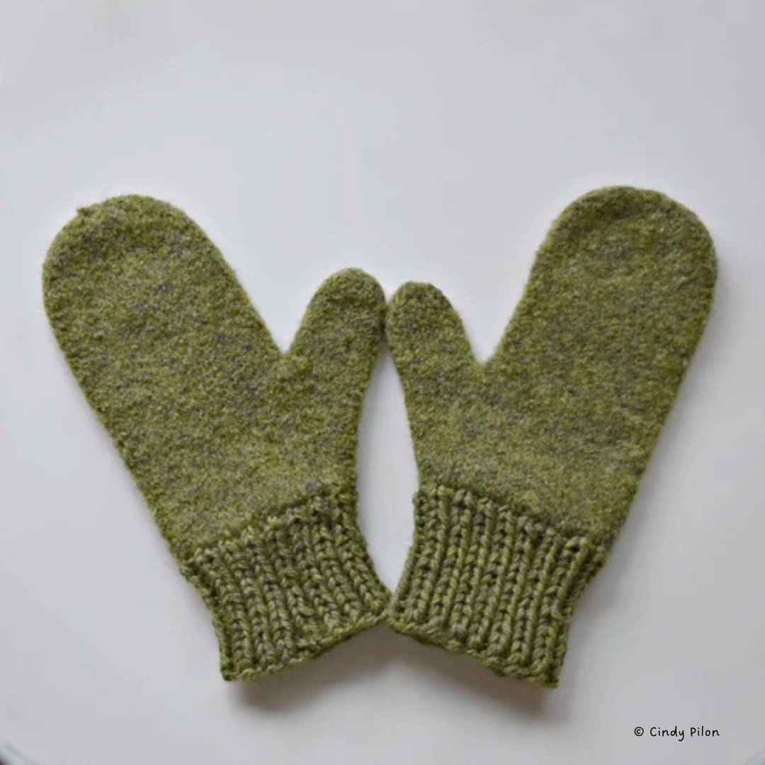 Knit a Pair of Felted Snowball Throwin' Mittens