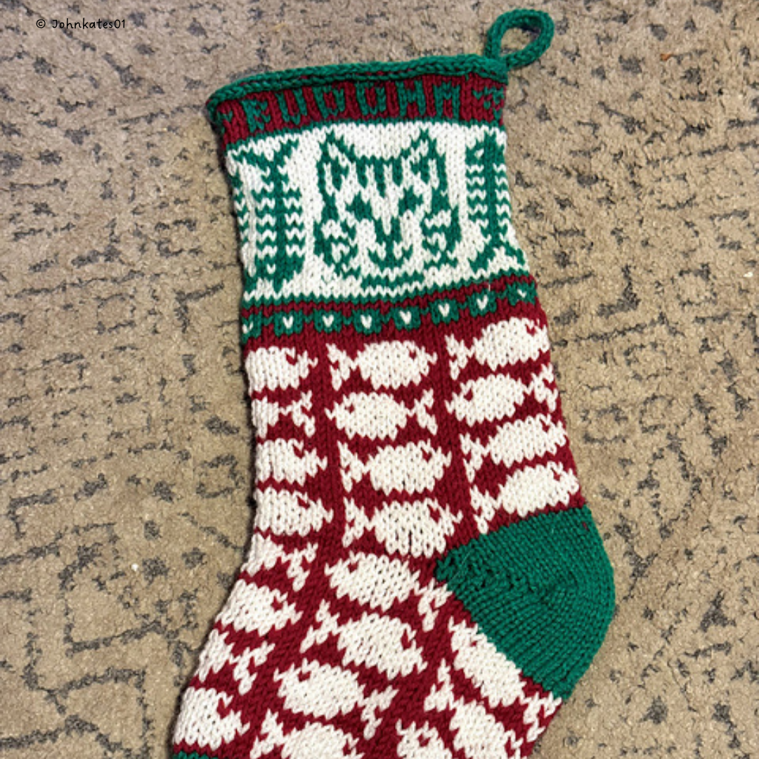 Knit Colorwork Christmas Stockings