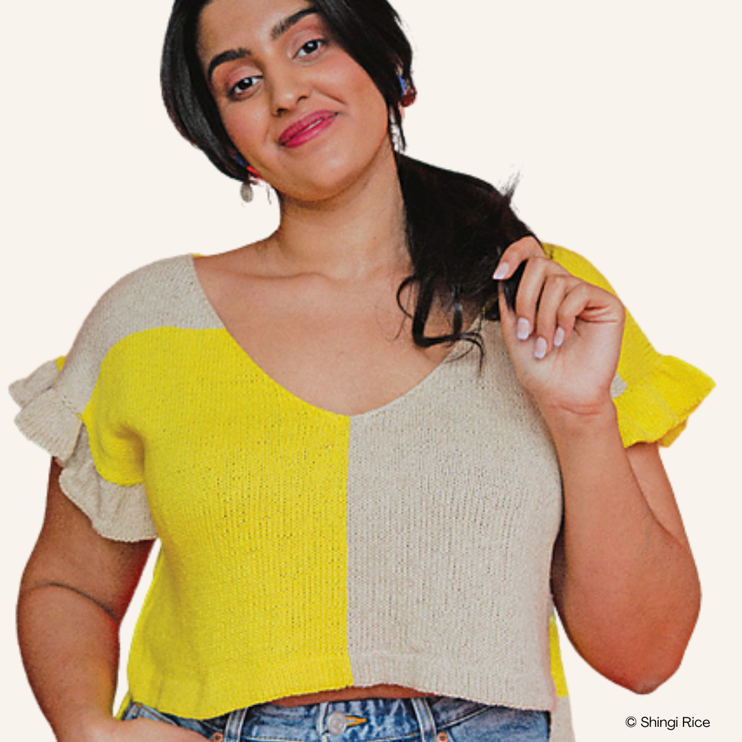 Knit a Colorful Intarsia Tee