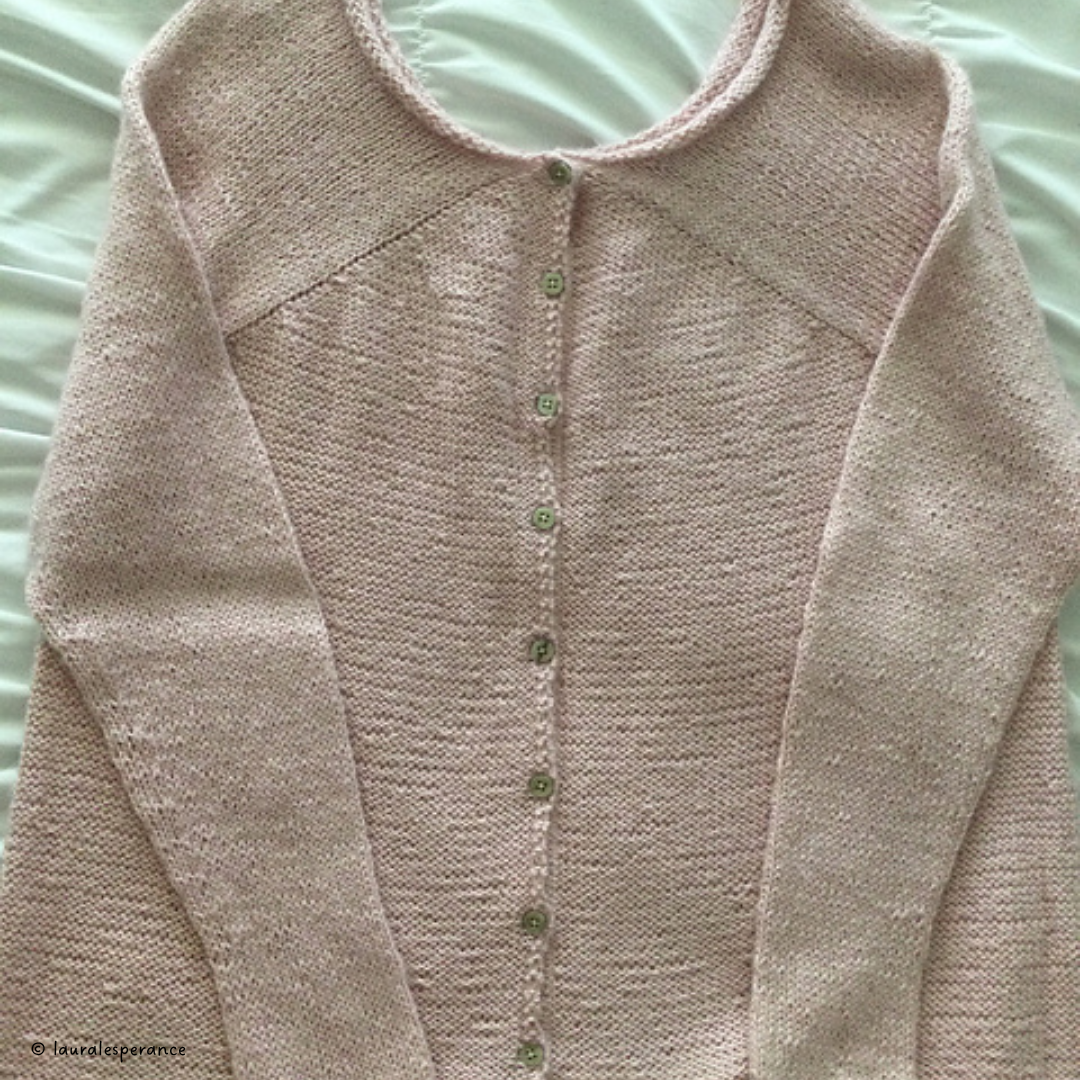 Knit a Reversible Pyramid Cloud Cardigan