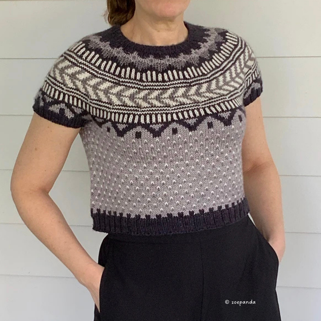 Knit a Colorwork Soldotna Sweater