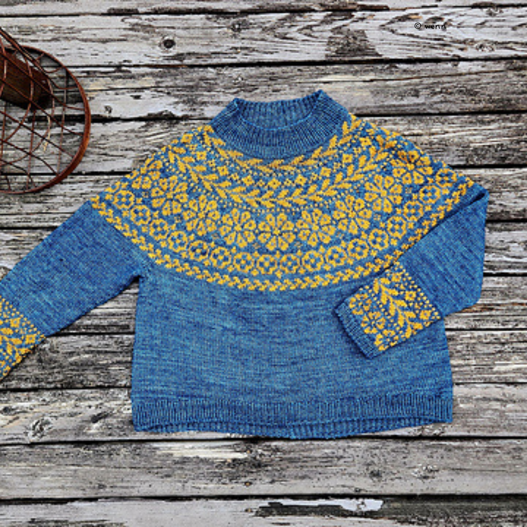 Knit a Colorwork Lumme Sweater