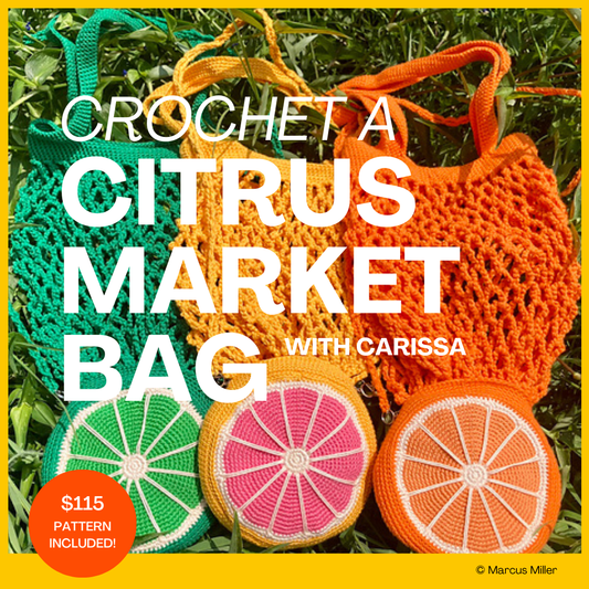 Crochet a Citrus Market Bag