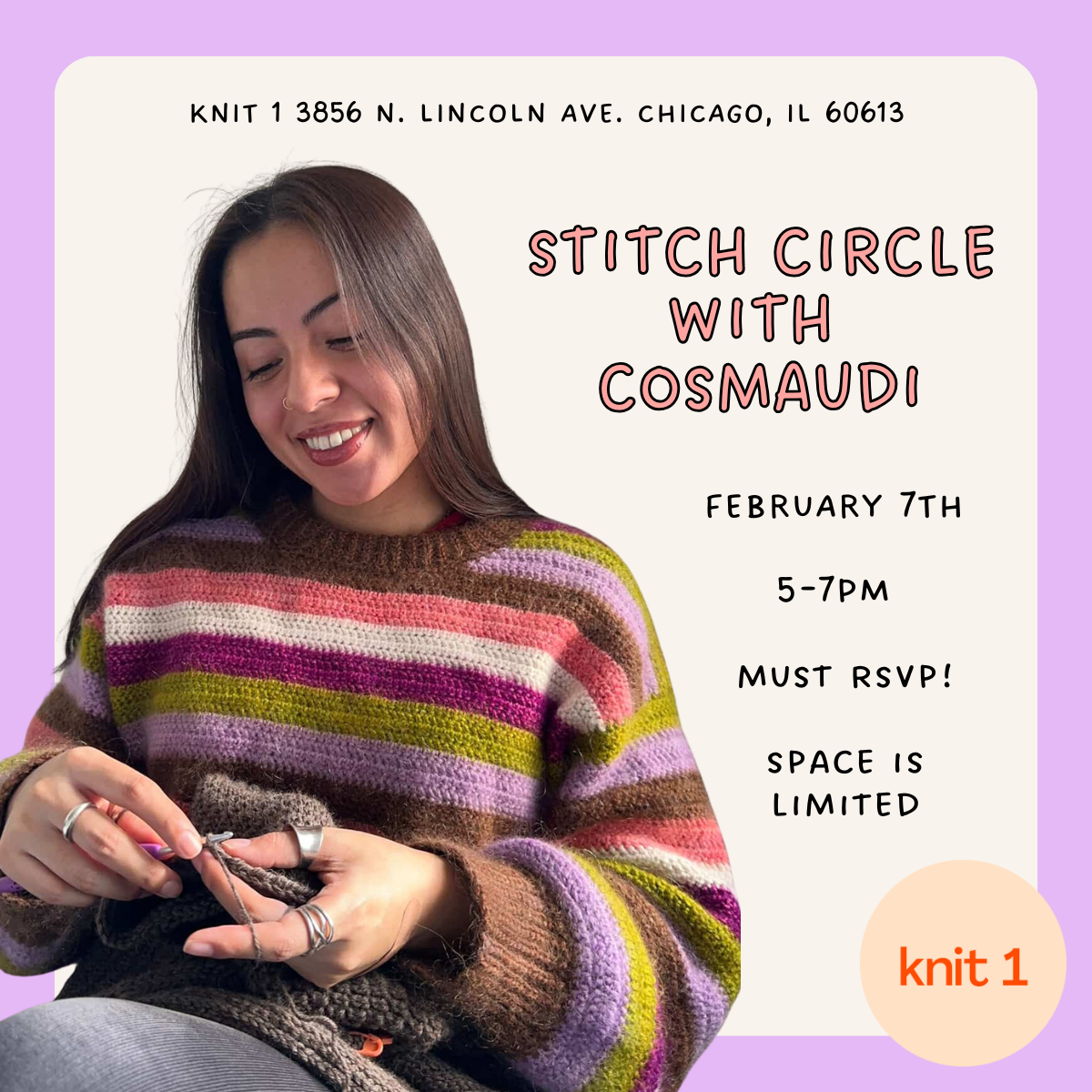 RSVP: Stitch Circle Meetup with Cosmaudi